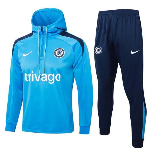 Chelsea FC Light Blue and Dark Blue Chándal