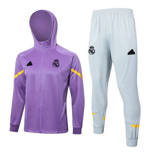Real Madrid Purple and White Chándal
