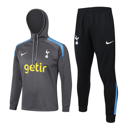 Tottenham Gray and Black Chándal