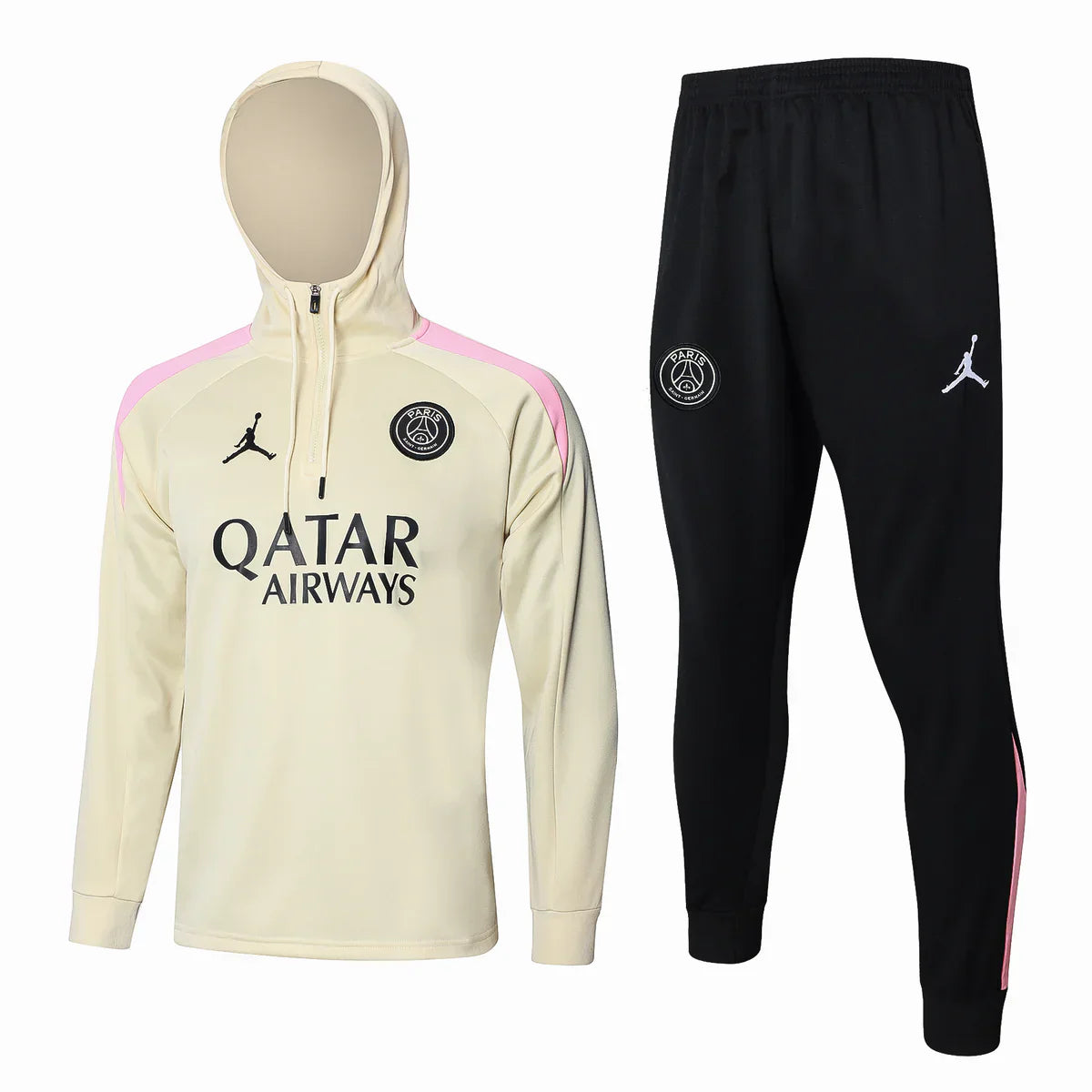 PSG Paris Saint Germain Beige and Black Chándal
