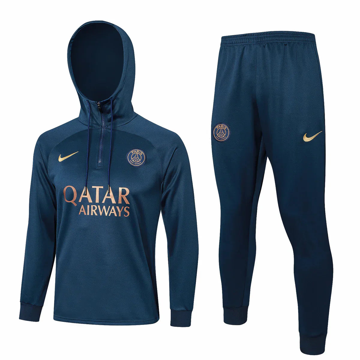 PSG Paris Saint Germain Dark Blue and Gold Chándal