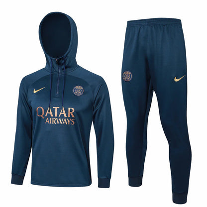 PSG Paris Saint Germain Dark Blue and Gold Chándal