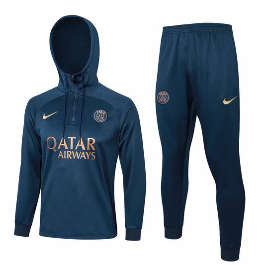 PSG Paris Saint Germain Dark Blue and Gold Chándal
