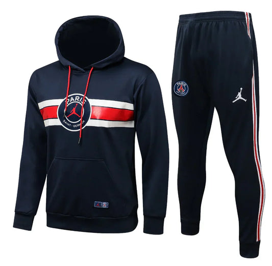 PSG Paris Saint Germain Dark Blue and Red x White Chándal