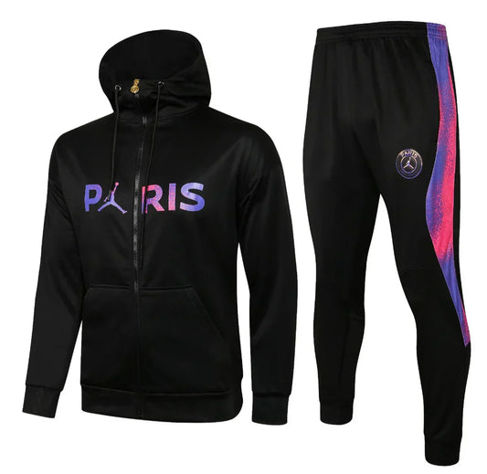 PSG Paris Saint Germain Black and Purple Chándal