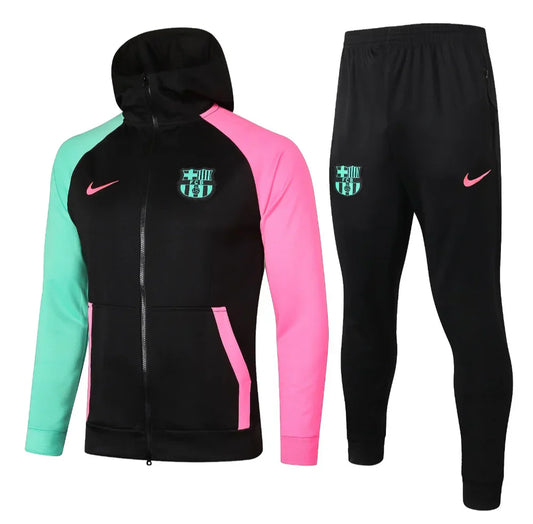 Barcelona Black and Turquoise x Pink Chándal