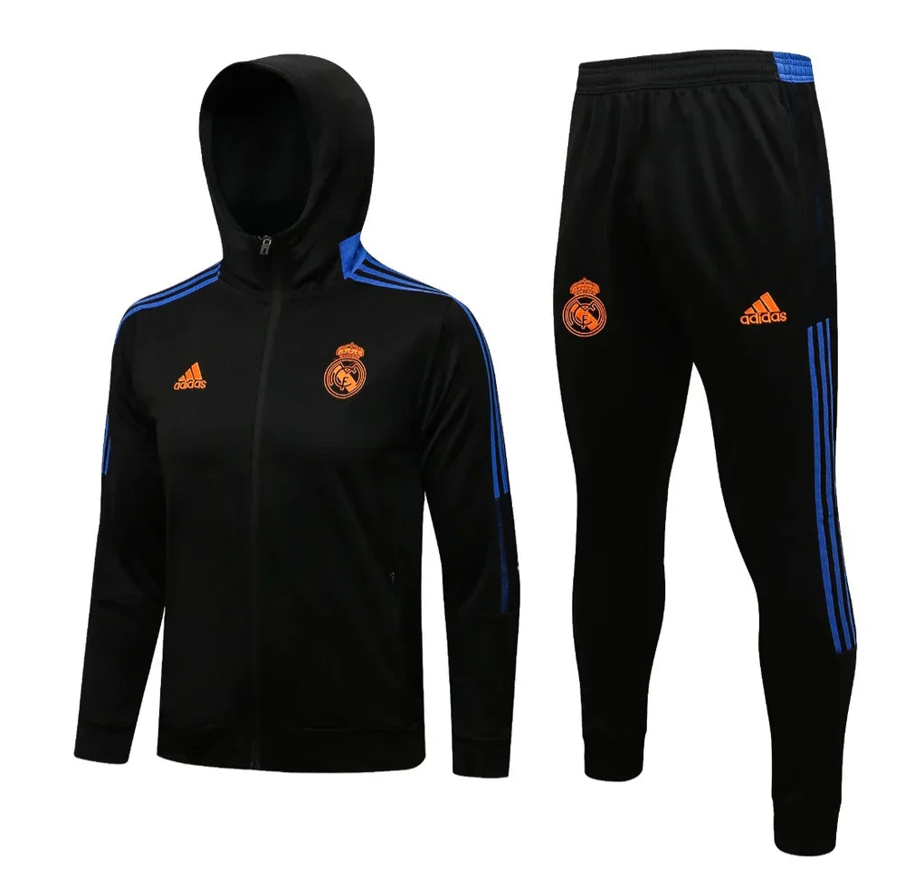 Real Madrid Black and Orange Chándal