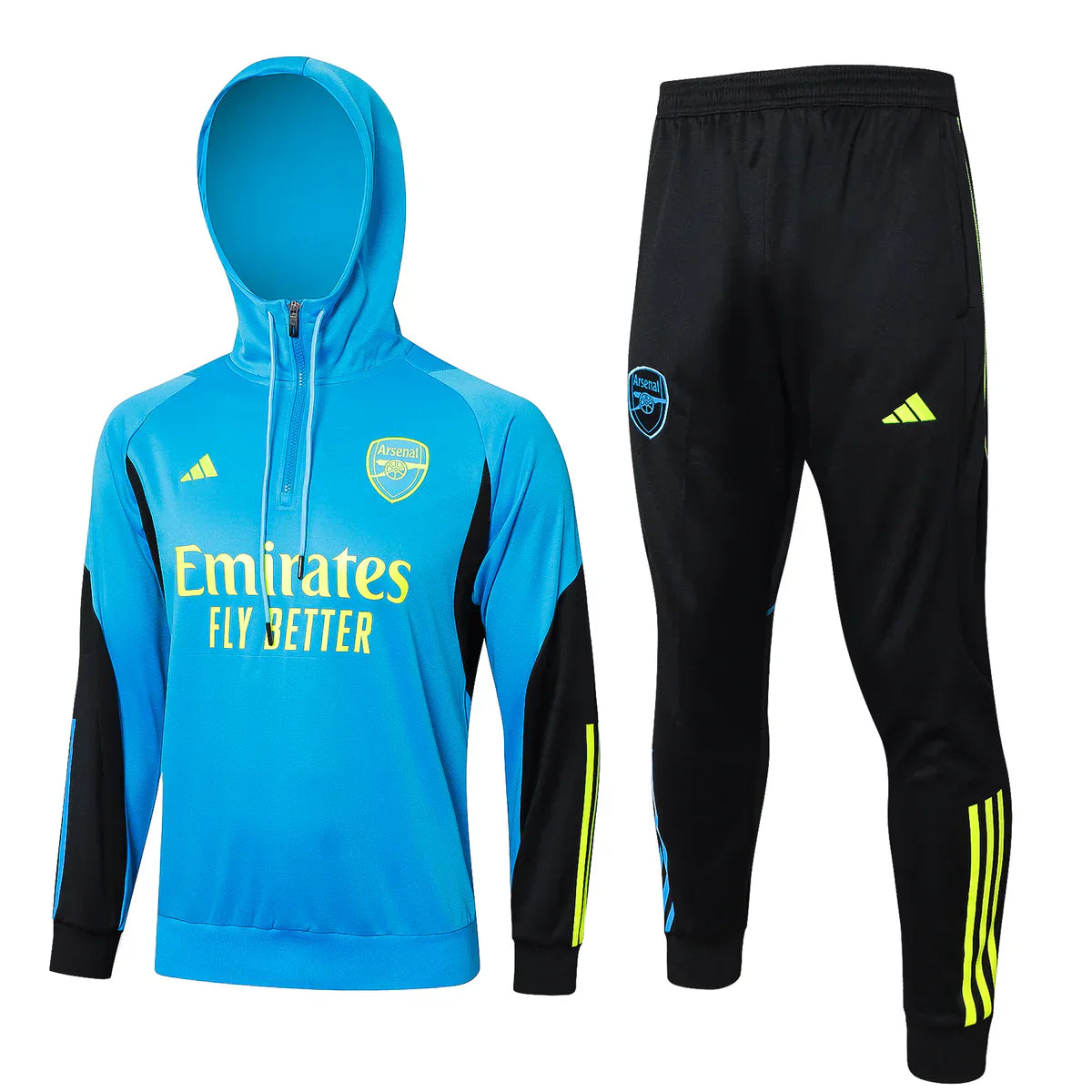Arsenal FC Light Blue and Black Chándal