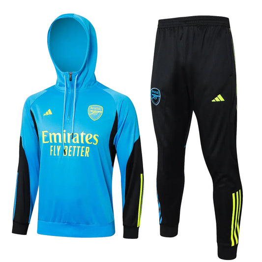 Arsenal FC Light Blue and Black Chándal