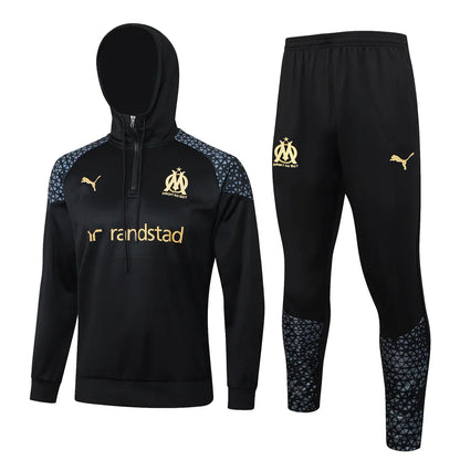 Olympique de Marseille Black and Gold Chándal