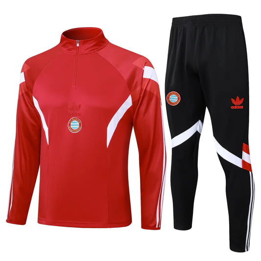 Bayern Munchen Black and Red Chándal II