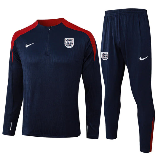 England Dark Blue and Red Chándal