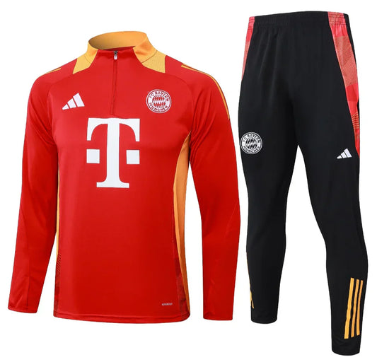 Bayern Munchen Black and Red Chándal