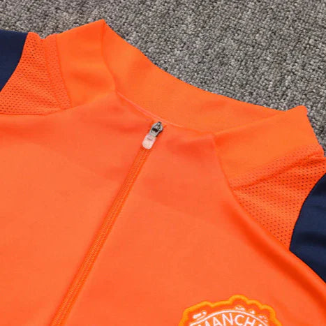 Manchester United Dark Blue and Orange Chándal