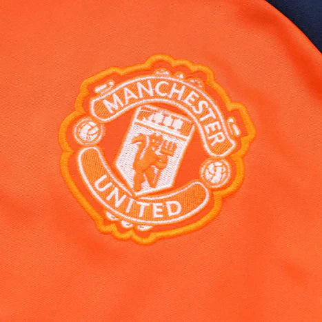 Manchester United Dark Blue and Orange Chándal