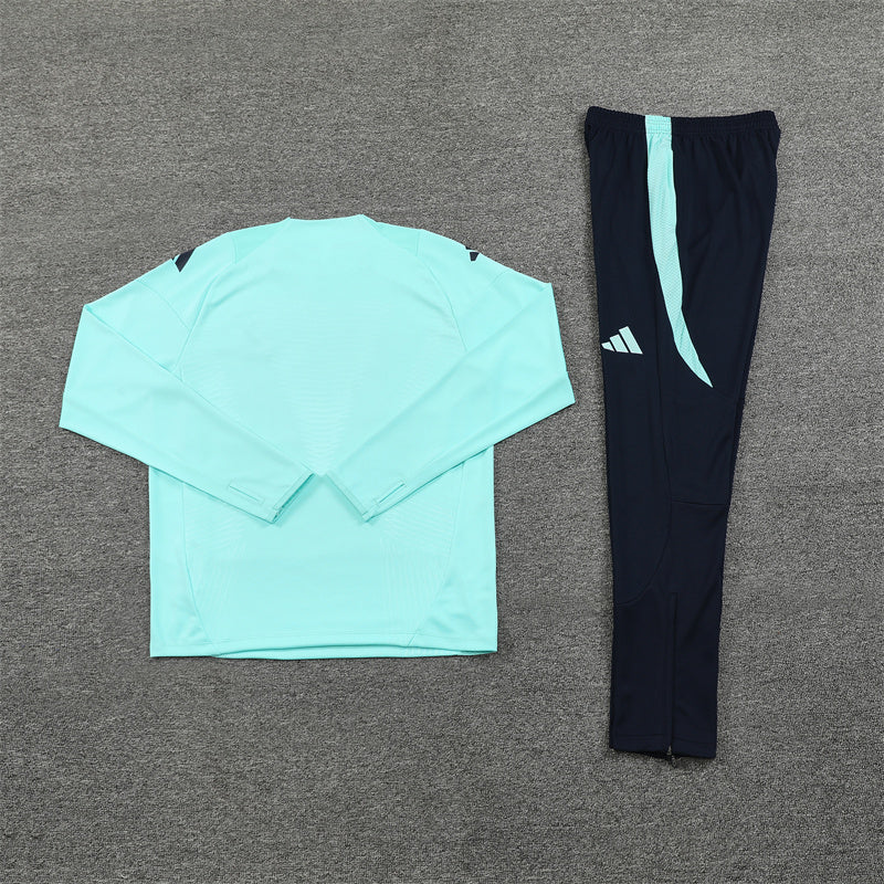 Real Madrid Dark Blue and Mint Chándal