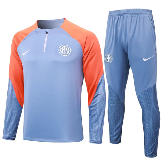 Inter Milan Light Blue and Orange Chándal