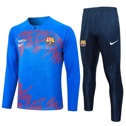 Barcelona Dark Blue and Blue Chándal