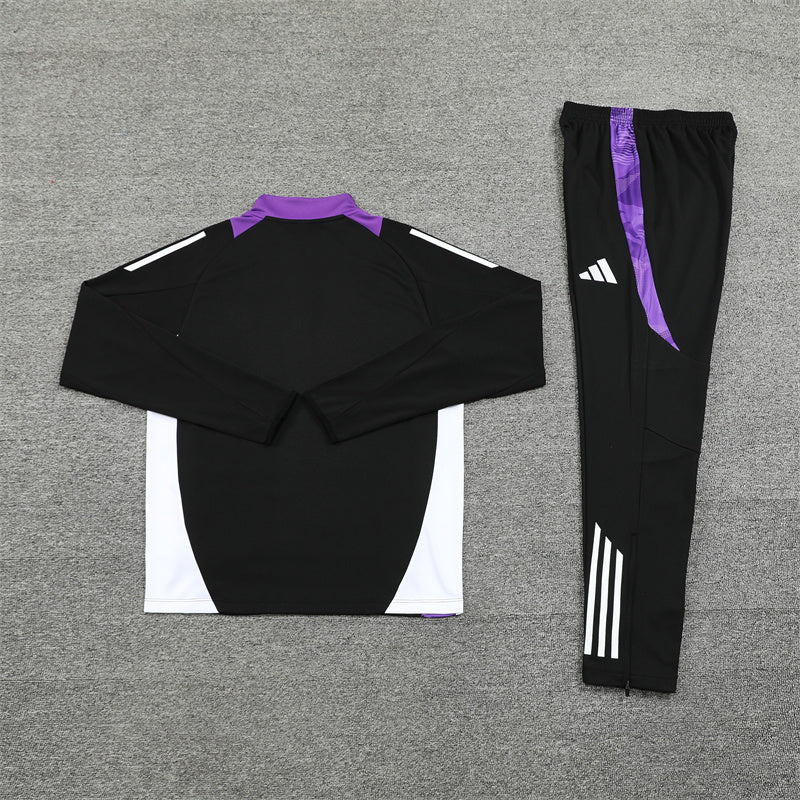 Real Madrid Black and Purple Chándal