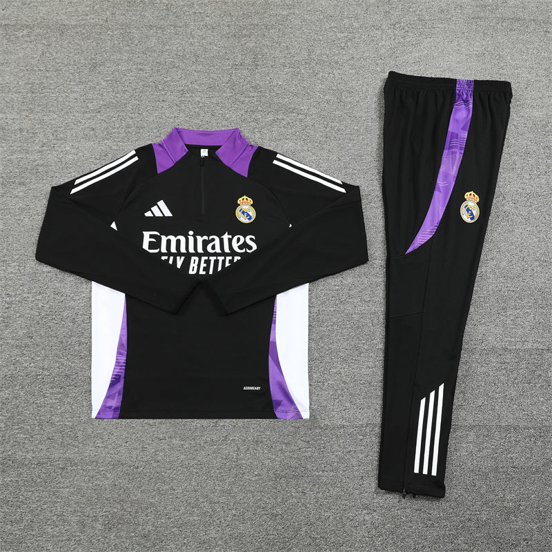 Real Madrid Black and Purple Chándal