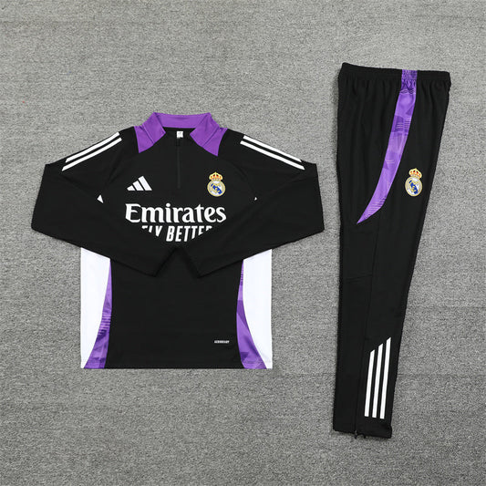 Real Madrid Black and Purple Chándal