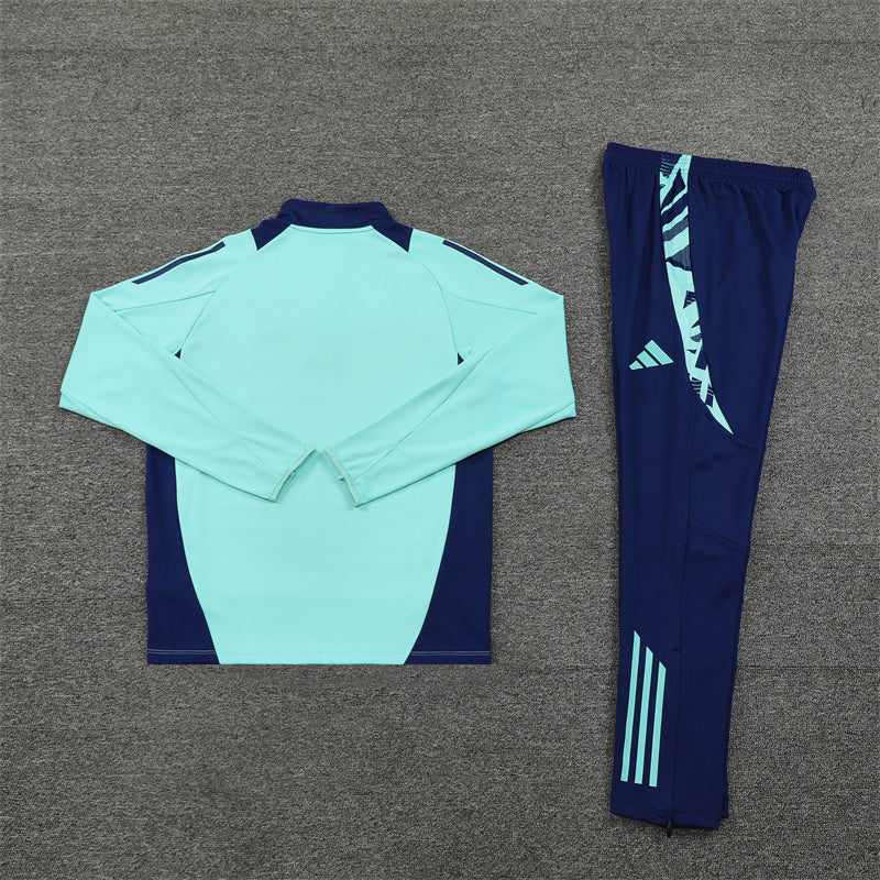 Manchester United Dark Blue and Mint Chándal
