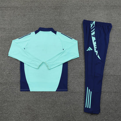 Manchester United Dark Blue and Mint Chándal