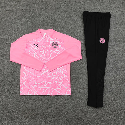 Manchester City Black and Pink Chándal