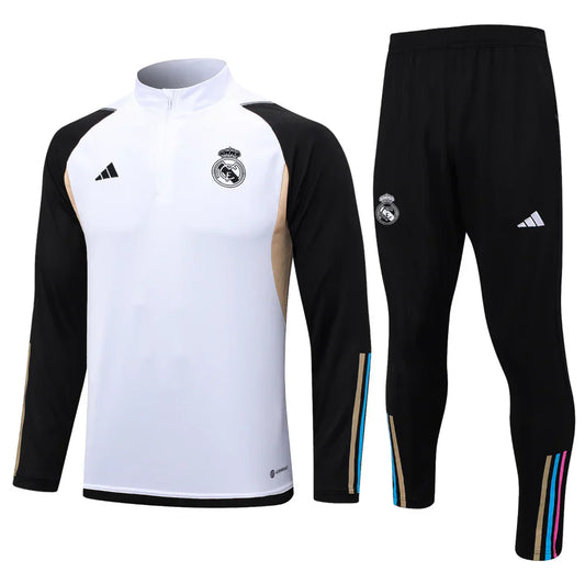 Real Madrid Black and White Chándal IV