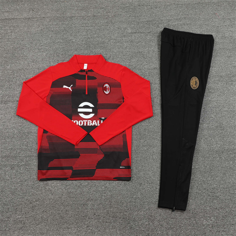 AC Milan Black and Red Chándal ll