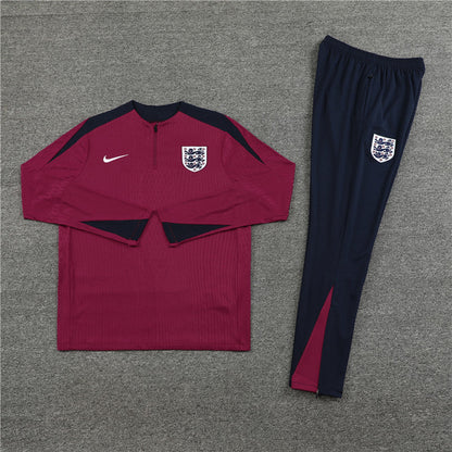 England Dark Blue and Dark Red Chándal