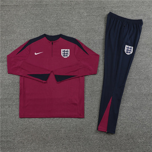 England Dark Blue and Dark Red Chándal