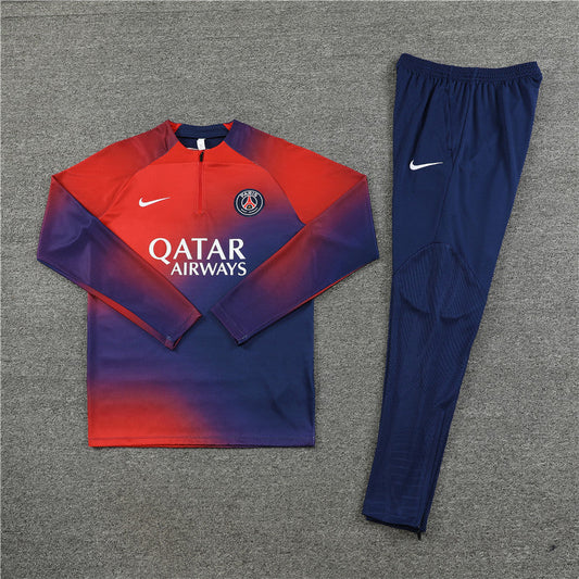PSG Paris Saint Germain Dark Blue and Red Chándal III