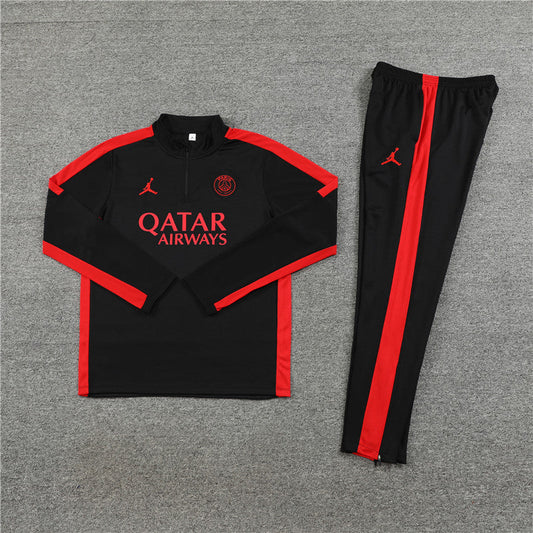 PSG Paris Saint Germain Black and Red Chándal