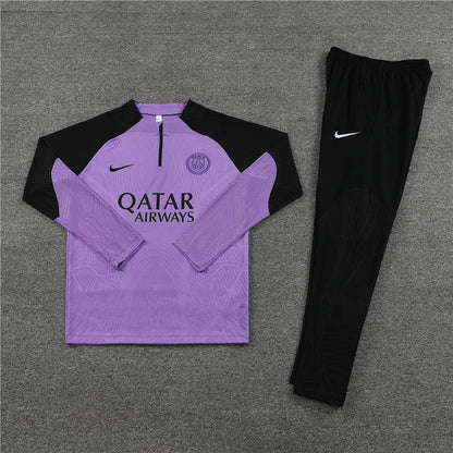 PSG Paris Saint Germain Black and Violet Chándal