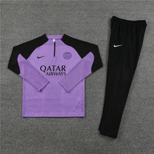 PSG Paris Saint Germain Black and Violet Chándal
