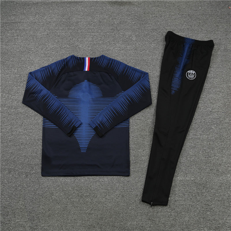 PSG Paris Saint Germain Black and Blue Chándal