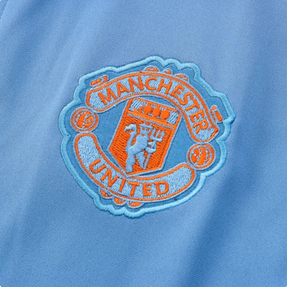 Manchester United Dark Blue and Light Blue Chándal