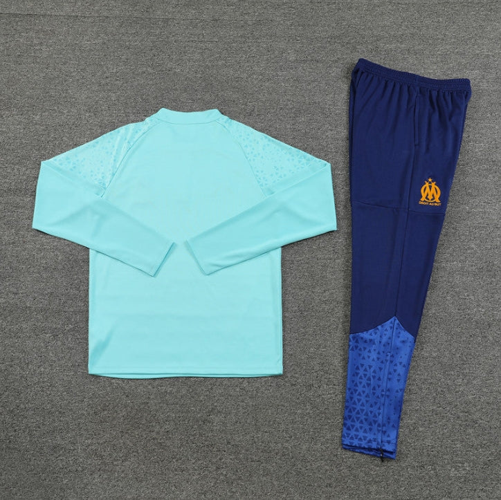 Olympique de Marseille Blue and Mint Chándal