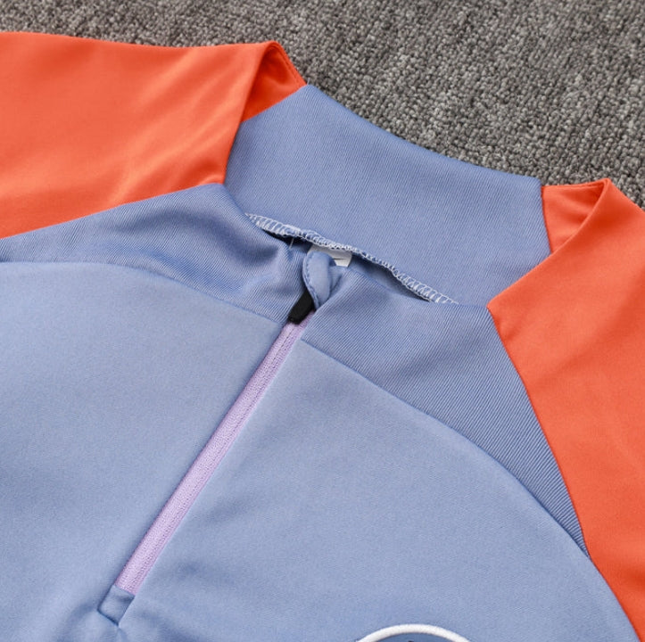 Inter Milan Light Blue and Orange Chándal
