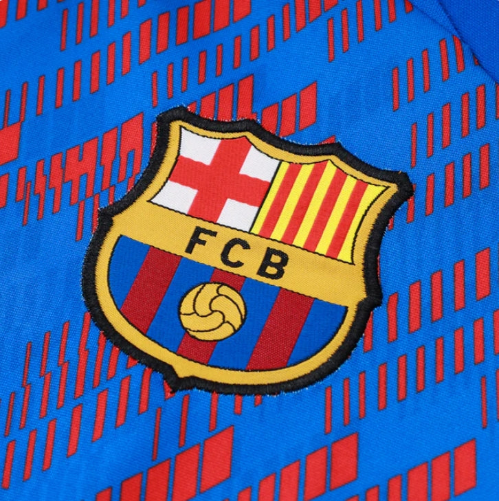 Barcelona Dark Blue and Blue Chándal