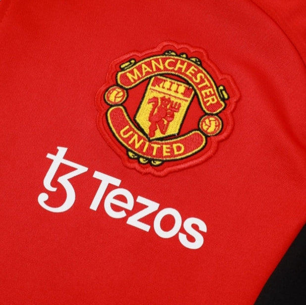 Manchester United Black and Red Chándal