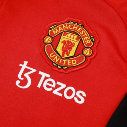Manchester United Black and Red Chándal