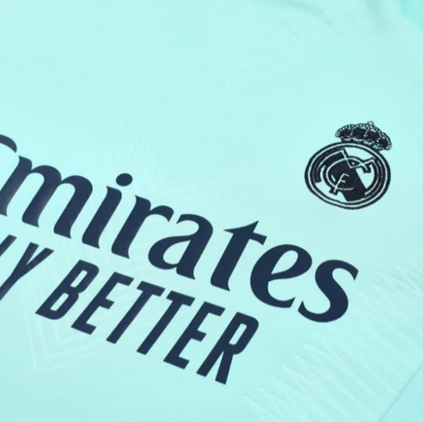 Real Madrid Dark Blue and Mint Chándal