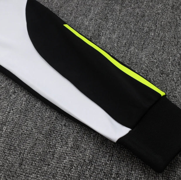 Arsenal FC Black and White x Lime Green Chándal