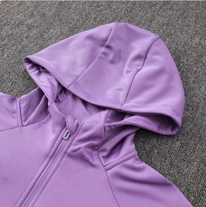 Real Madrid Purple and White Chándal