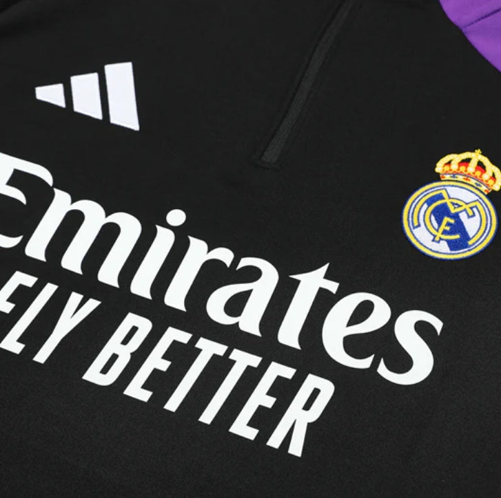 Real Madrid Black and Purple Chándal