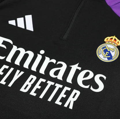 Real Madrid Black and Purple Chándal