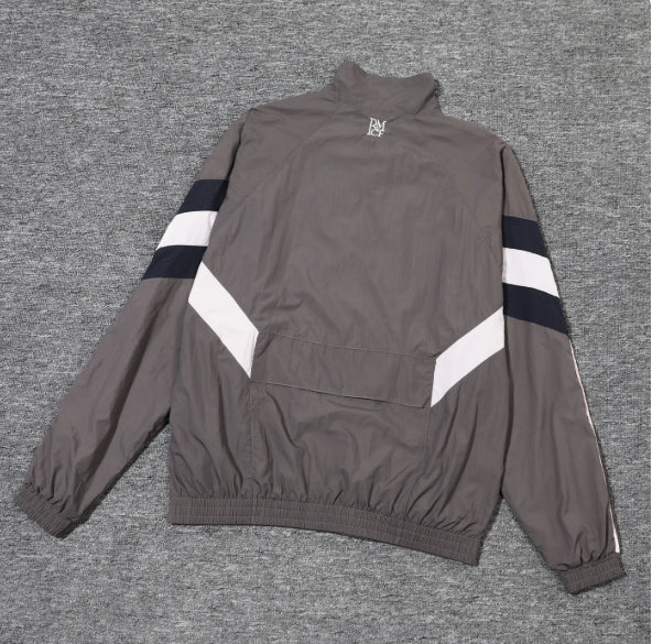 Real Madrid Gray and White Jacket
