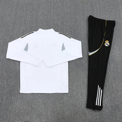 2025/2026 Real Madrid White and Black Chándal